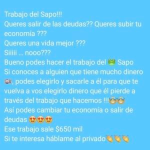 TRABAJO DEL SAPO