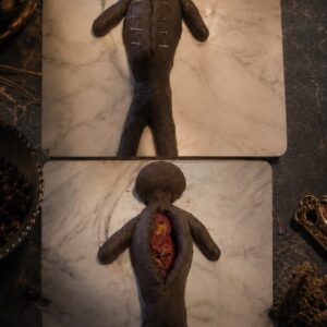 Muñeco de barro con Corazón